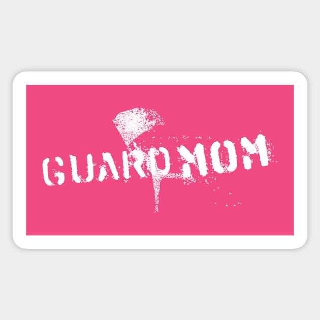 Guard Mom, 2-sided Color Guard variant Sticker by GlencoeHSBCG